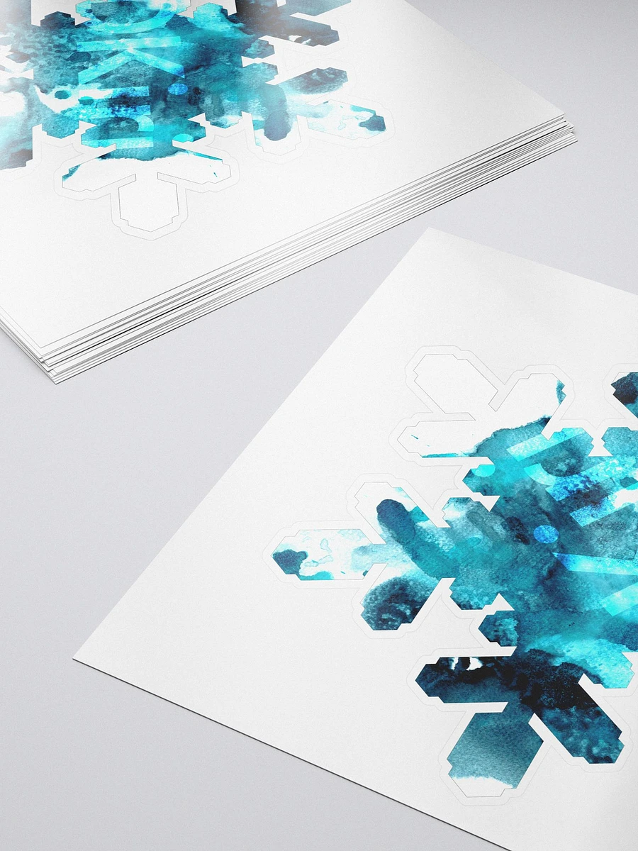 Blue Snowflake Sticker product image (5)