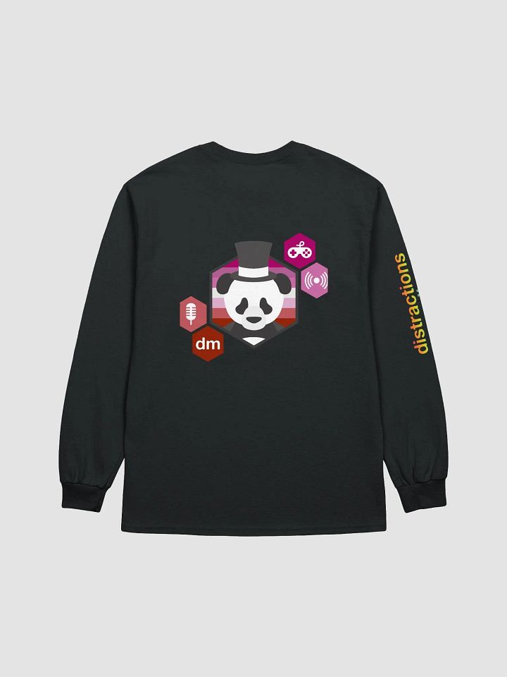 Get distracted long sleeve lesbian pride product image (1)
