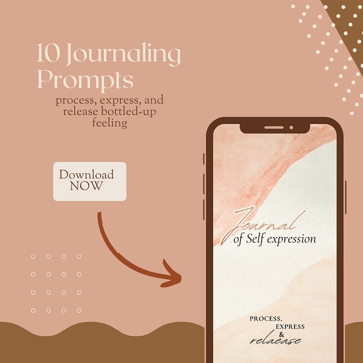 Expressive Journaling Prompts for Releasing Bottled-Up Emotions product image (1)