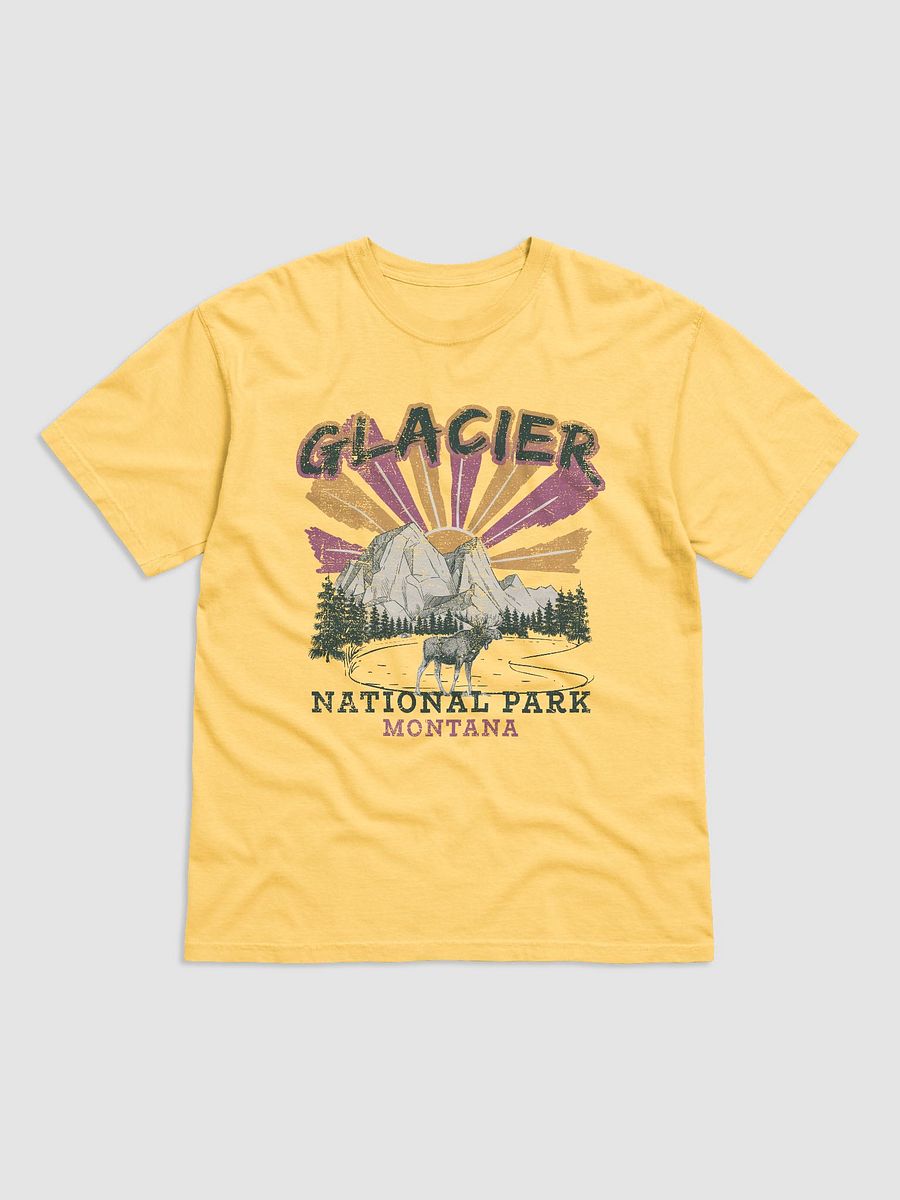 Glacier National Park, Montana Tee | Retro-Style Western T-Shirt for Travel and Road Trips product image (12)