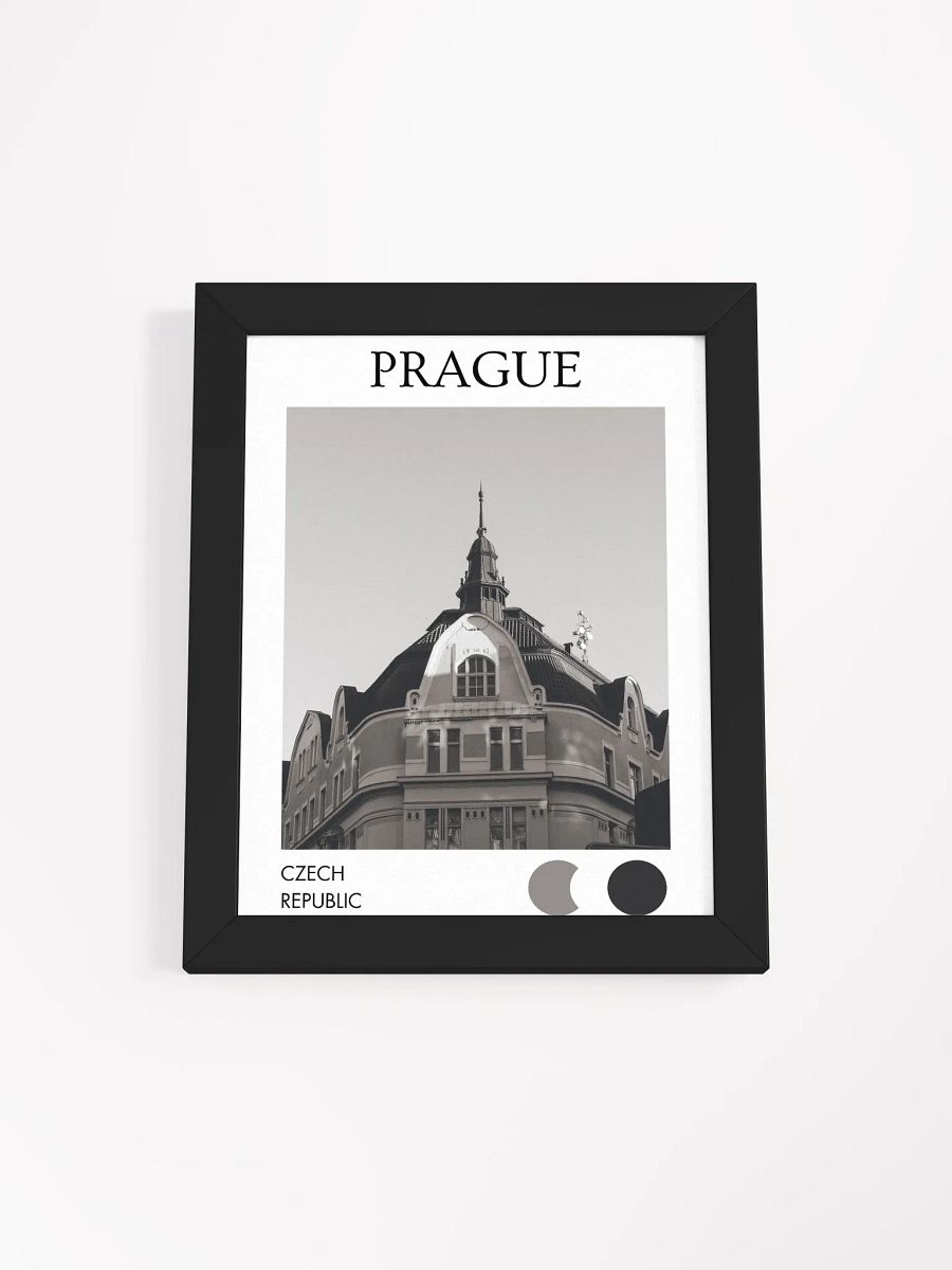 Buildings of Prague I - Black & White / Framed product image (1)