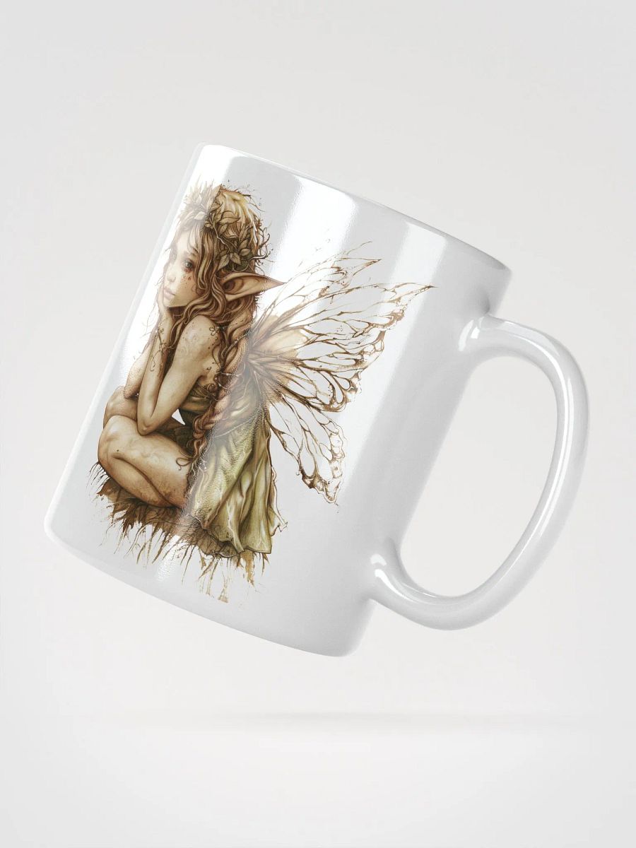 The Fairy of the Forest White Glossy Mug product image (2)