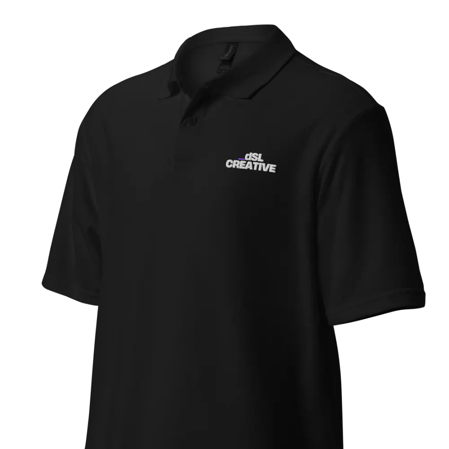 Men's Pique Polo Shirt with _dSL Creative Logo product image (2)