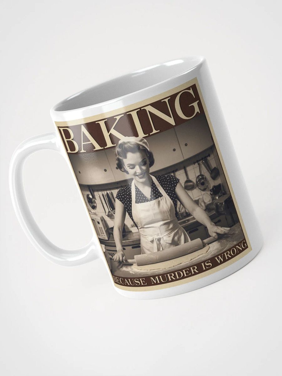 "Baking" #Humorous Glossy White Mug product image (9)