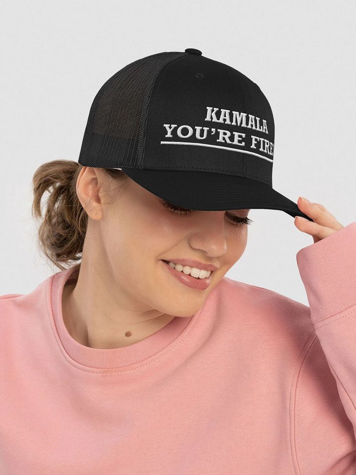 KAMALA YOU'RE FIRED! Retro Trucker Hat product image (2)