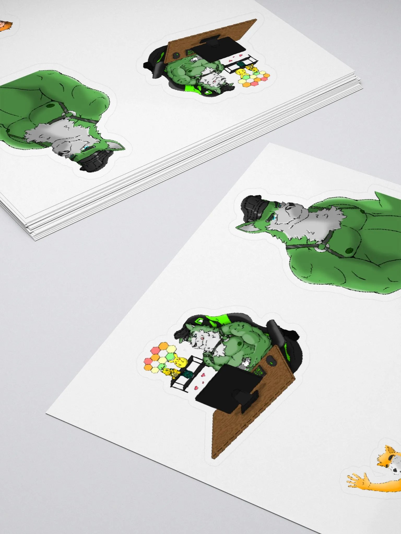 GaymerWolfDad Premiere Collection Artwork Sticker Set (NSFW) product image (4)
