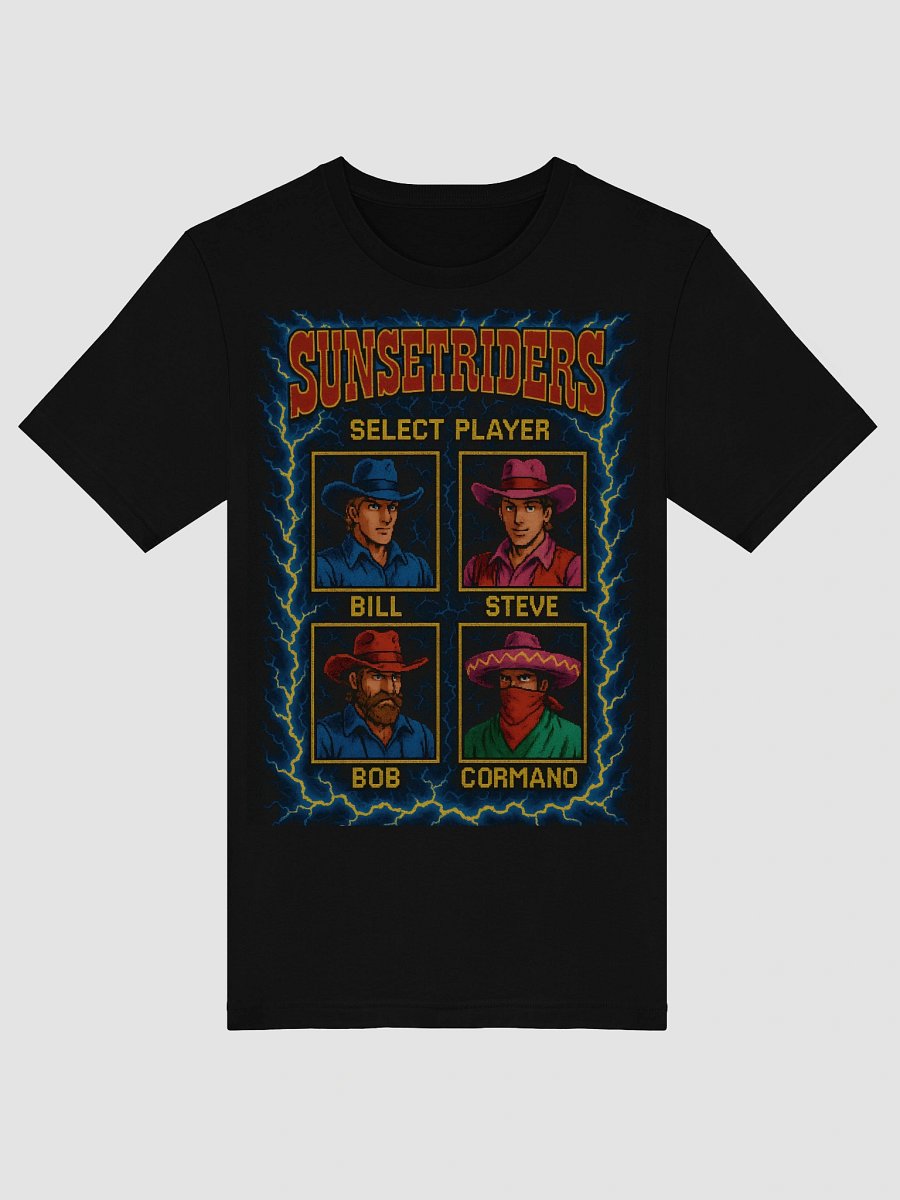 Sunset Riders Pixel Art T-Shirt product image (37)
