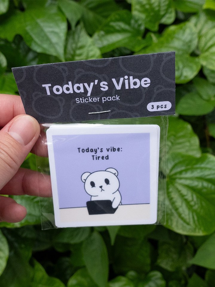 Today's vibe sticker pack product image (2)