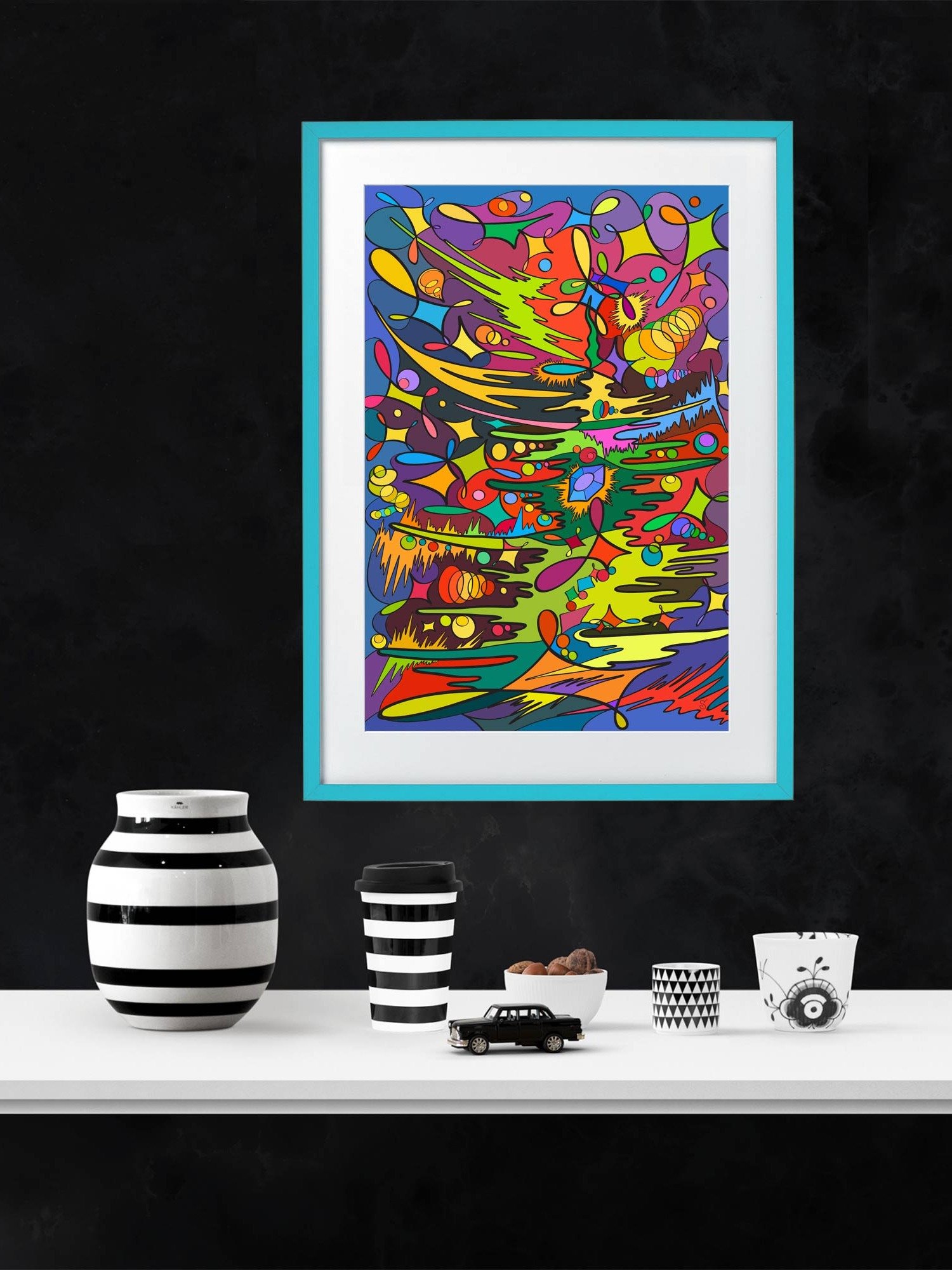Energized Chaos Matte Poster - New Year Tree product image (5)