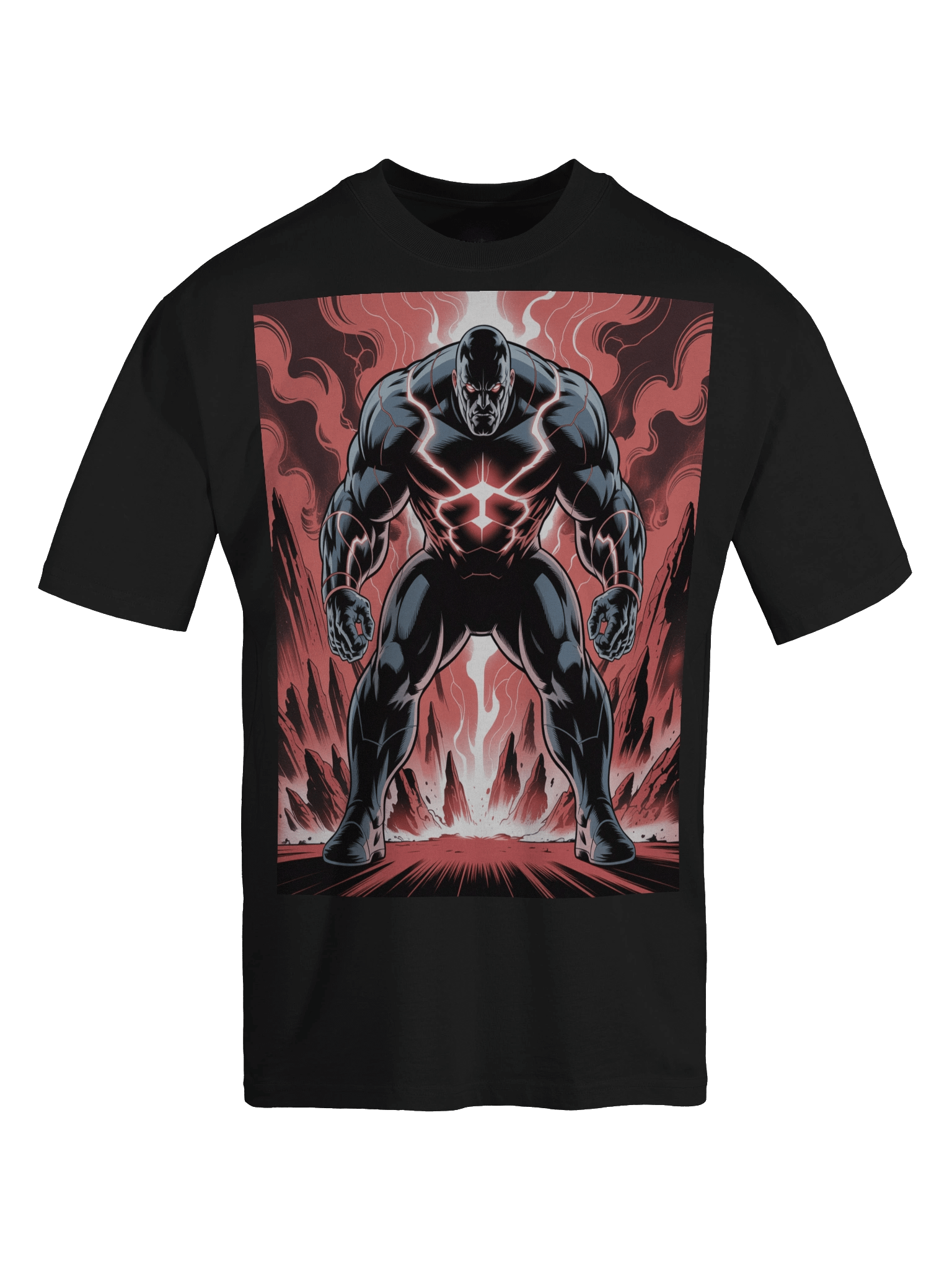 Apokolips Tyrant: Darkseid Oversized Faded T-Shirt product image (1)
