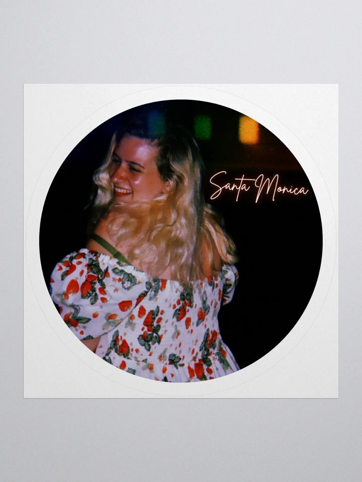 Natalie Groves "Santa Monica" Sticker! :D product image (1)