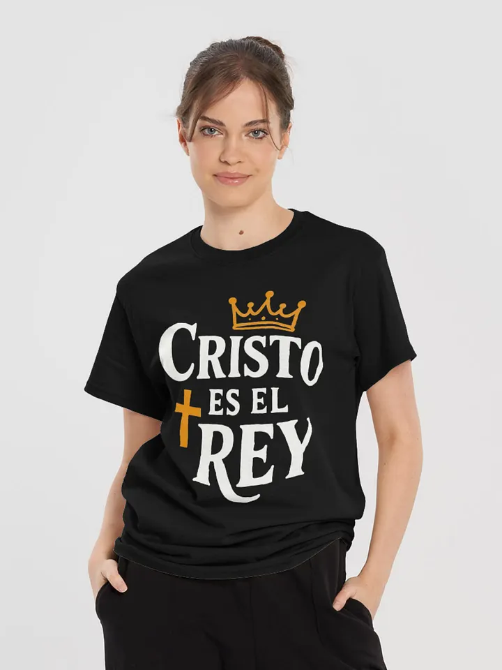Camiseta Unisex Manga Corta | Cristo es el Rey product image (2)
