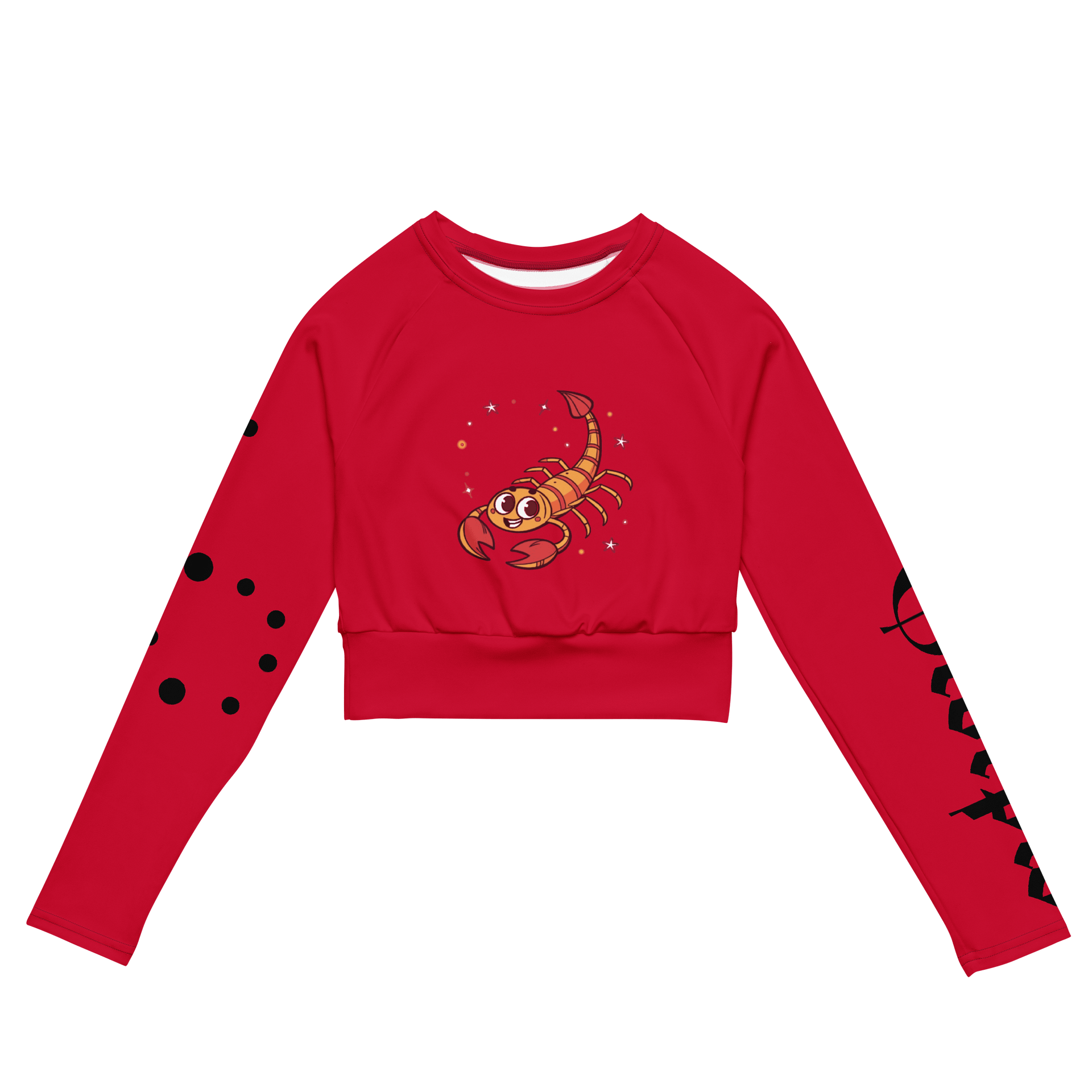 Red Scorpio Recycled Crop Top product image (2)