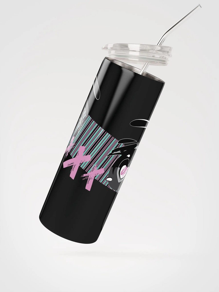 OptimusProcrastinus Eyes Tumbler (Black/Pink) product image (2)