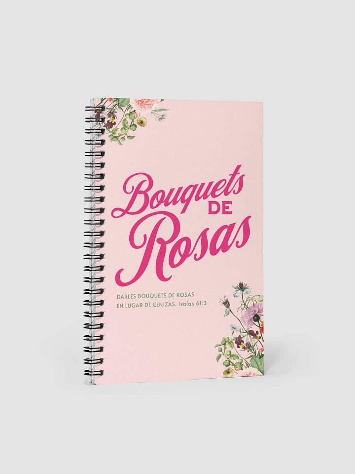 Bouquets de Rosas Spiral Notebook product image (1)