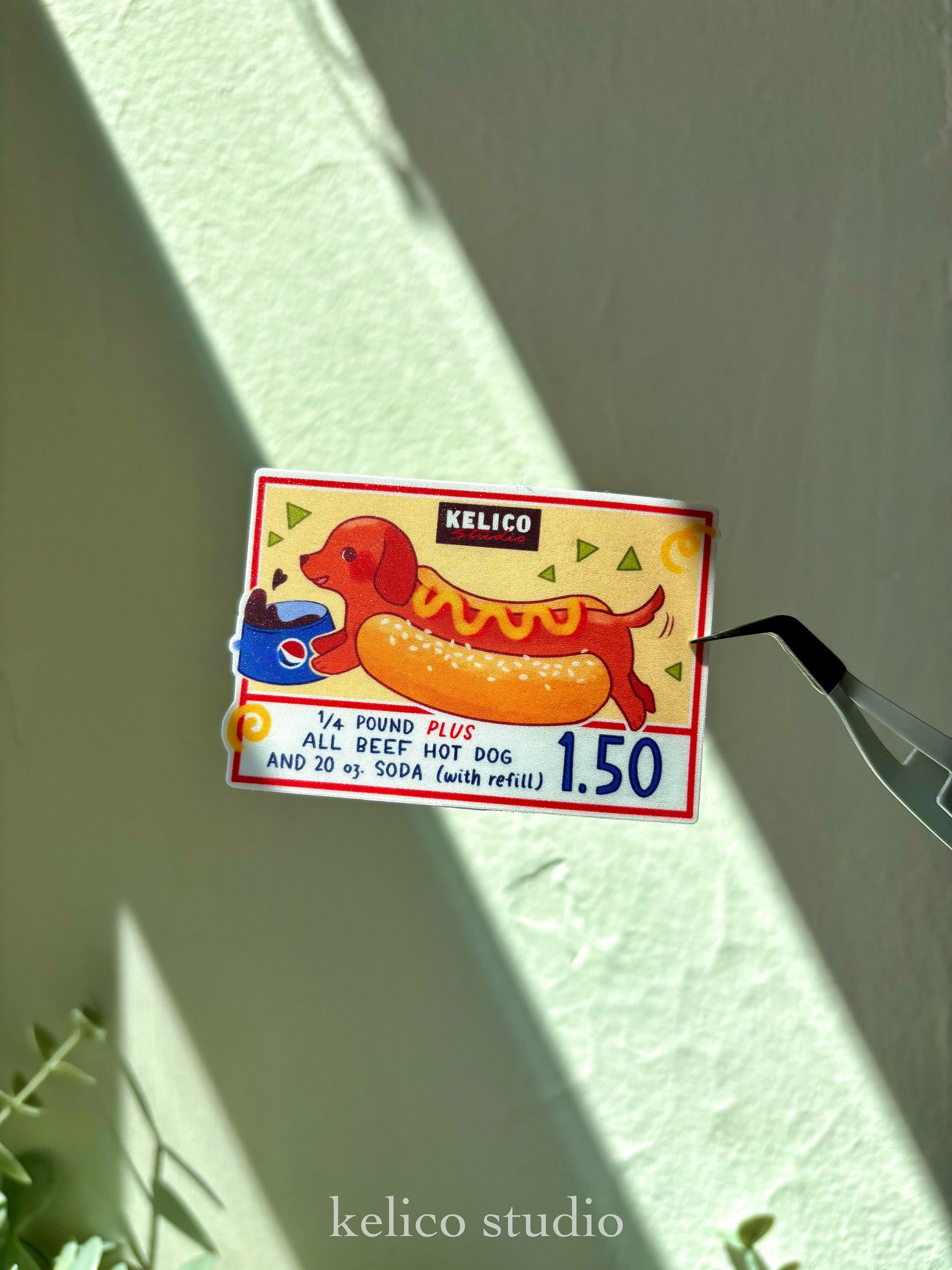 membership hot dog • die-cut sticker product image (2)