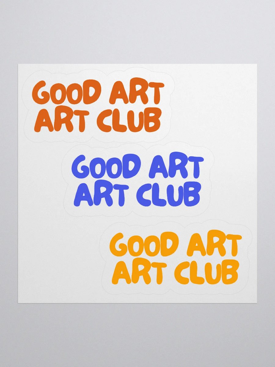 Art Club Sticker Sheet - 3 Stickers product image (3)