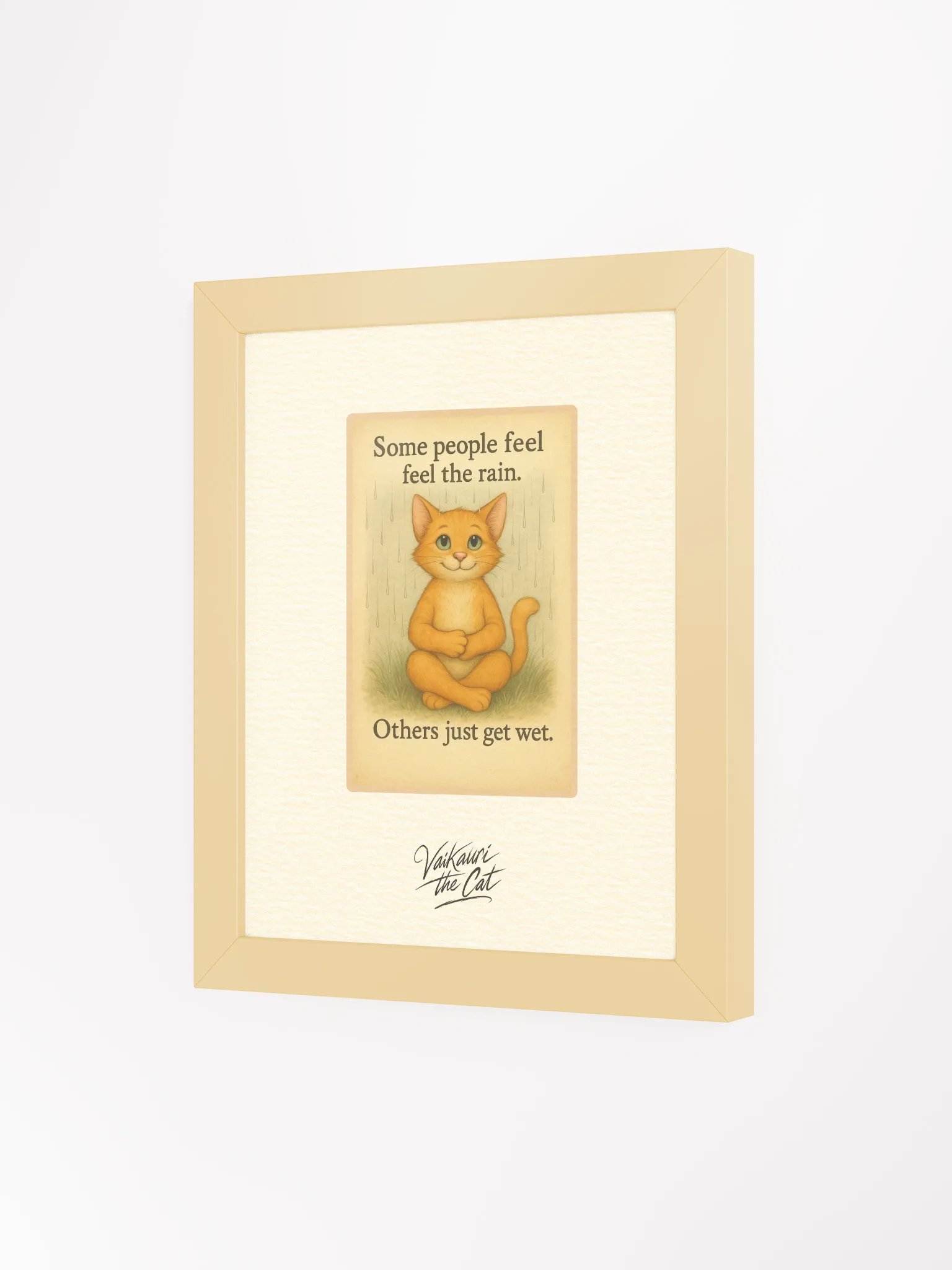 Vaikauri the Cat Wisdom Artprint product image (6)