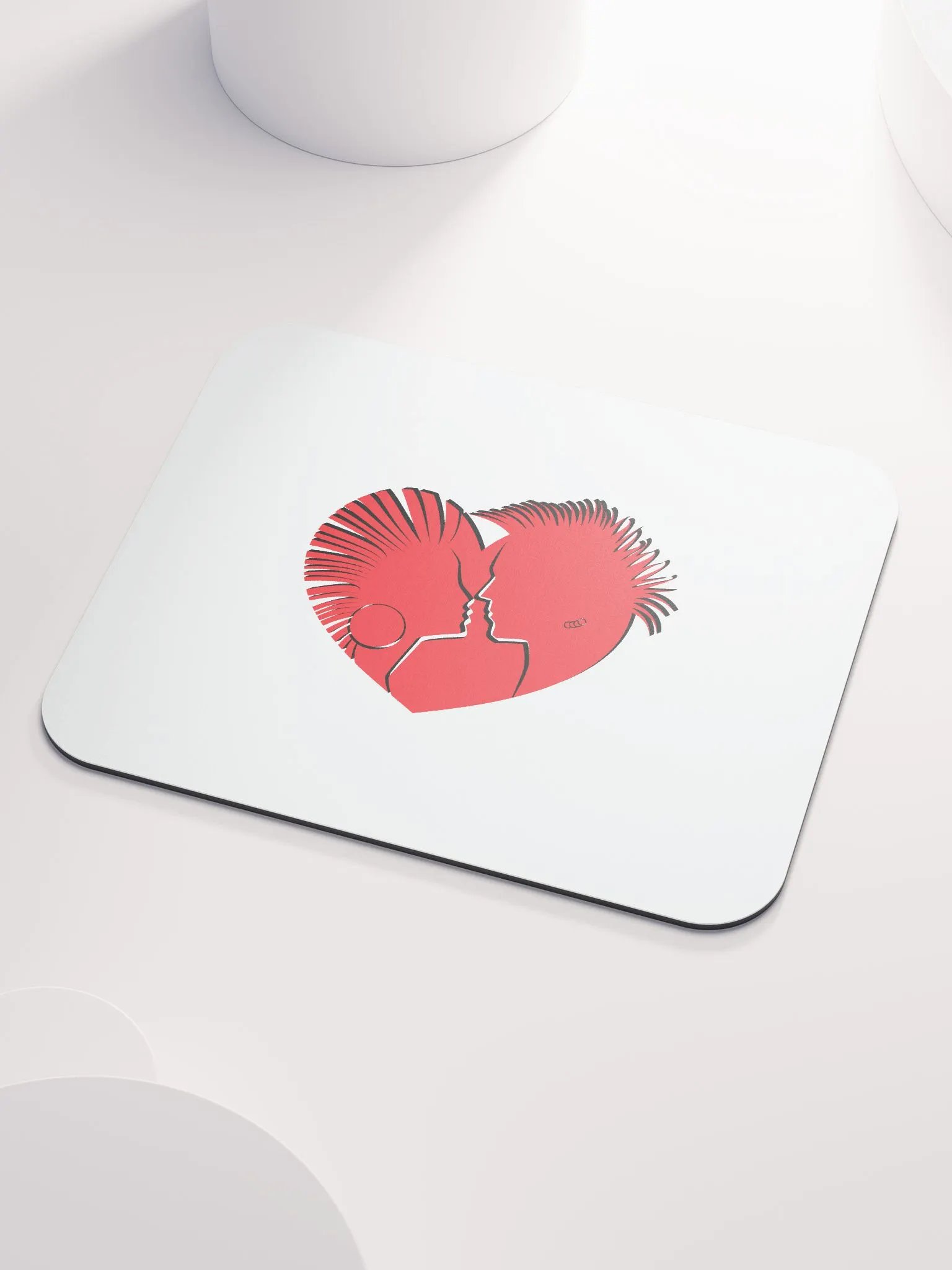 LOVE IN PROFILE HEART, LOVE, PROFILE, RED, PUNK, RETRO, VINTAGE, VALENTINE, VALENTINES DAY, ROMANTIC, ROMANCE, COUPLE, GIRLFRIEND, BOYFRIEND, HUSBAND, WIFE product image (3)