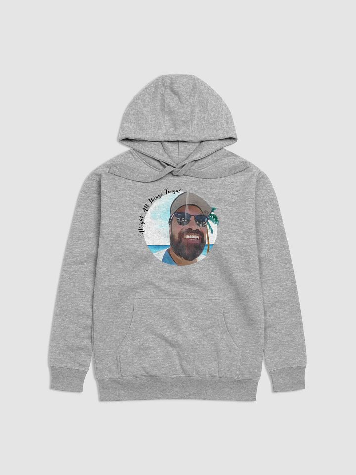 Alright All Things Tonga White Hoodie product image (1)