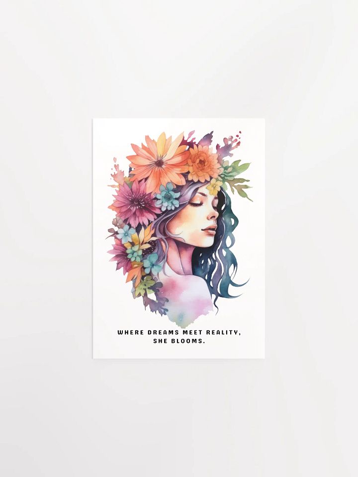 Ethereal Bloom Watercolor Poster product image (1)