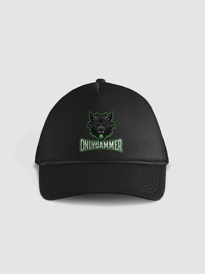 Neon Wolf Head Foam Trucker Hat product image (1)