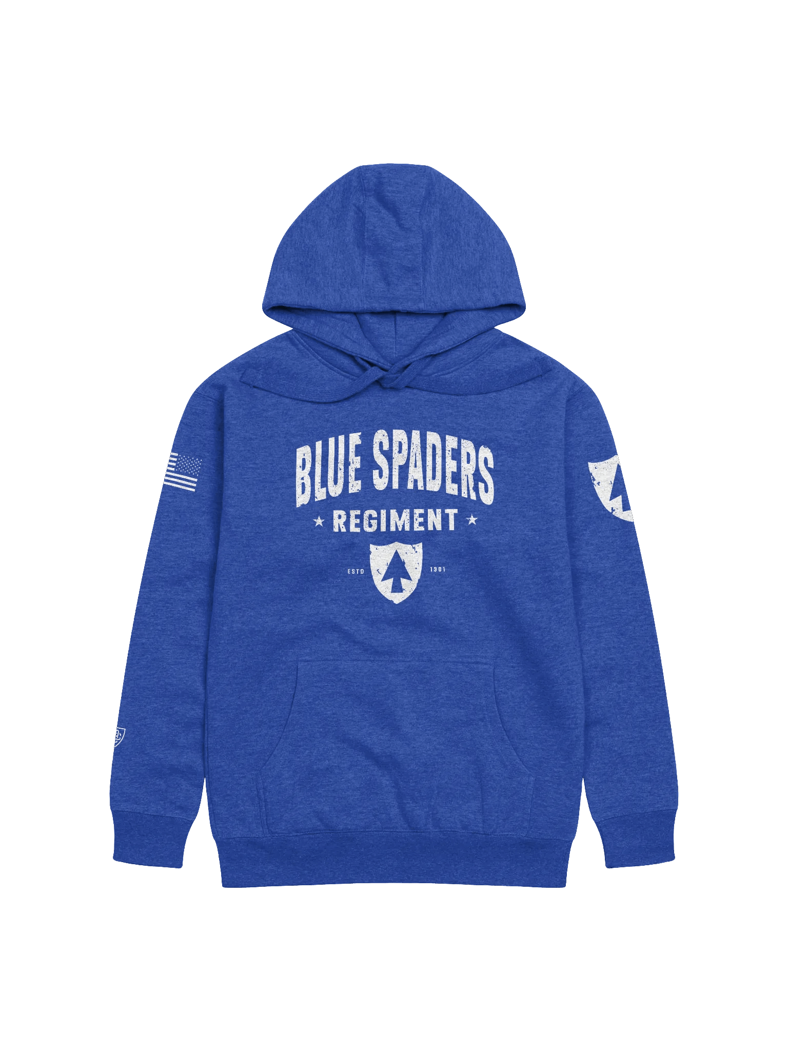 Blue Spaders - 26th Infantry Regiment "Distressed" Hoodie product image (3)