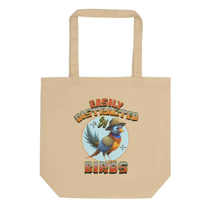 Easily Distracted By Birds Whimsical Tote Bag product image (1)