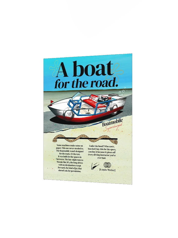 "A Boat for the Road" Matte Poster product image (4)