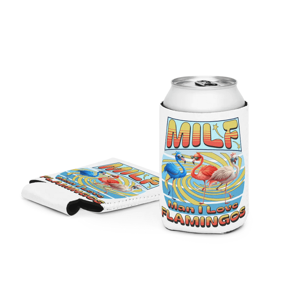 MILF Man I Love Flamingos Can Coozie product image (3)