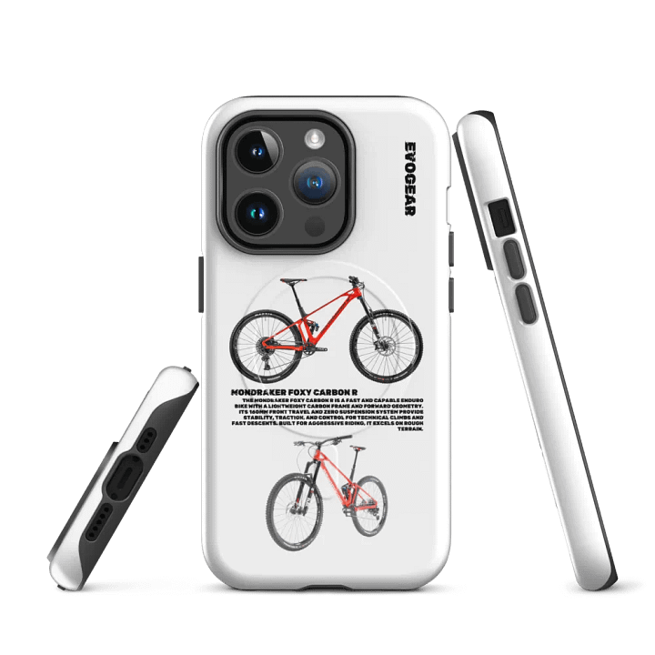 White Mondraker Foxy Carbon R iPhone MagSafe Case product image (3)