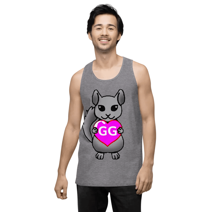 GG Chinchilla Heart Tank Top by GGMentor product image (2)