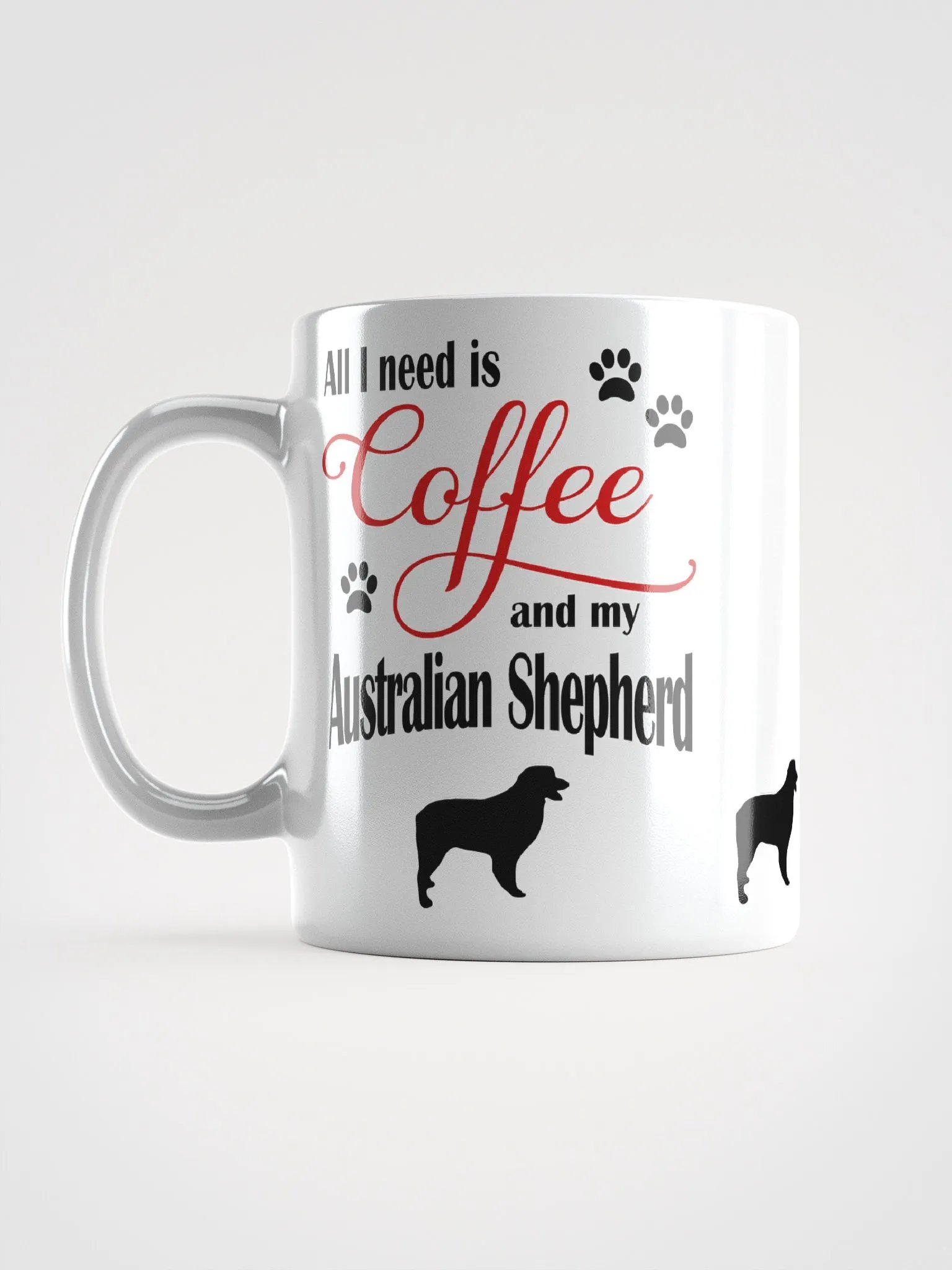 Coffee and my Australian Shepherd Mug product image (6)
