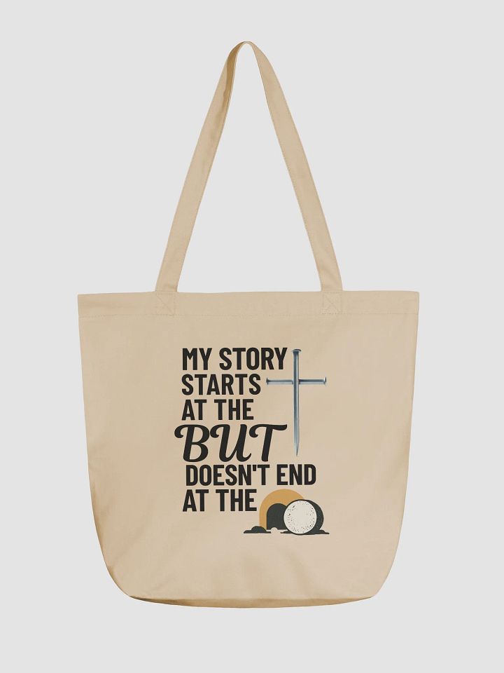 My Story Starts at the Cross – Faith Journey Tote Bag product image (1)
