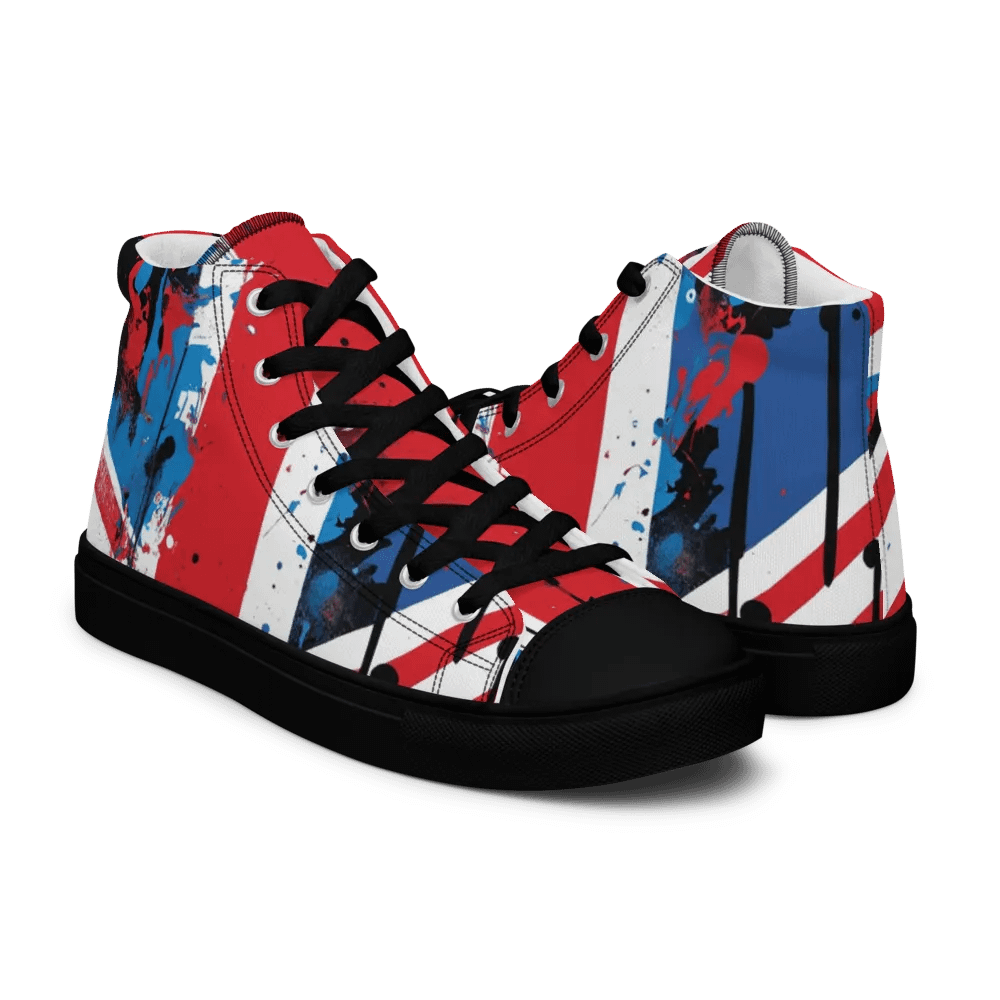 Union Jack Graffiti Shoes - Brit Artz Men's High Tops product image (10)