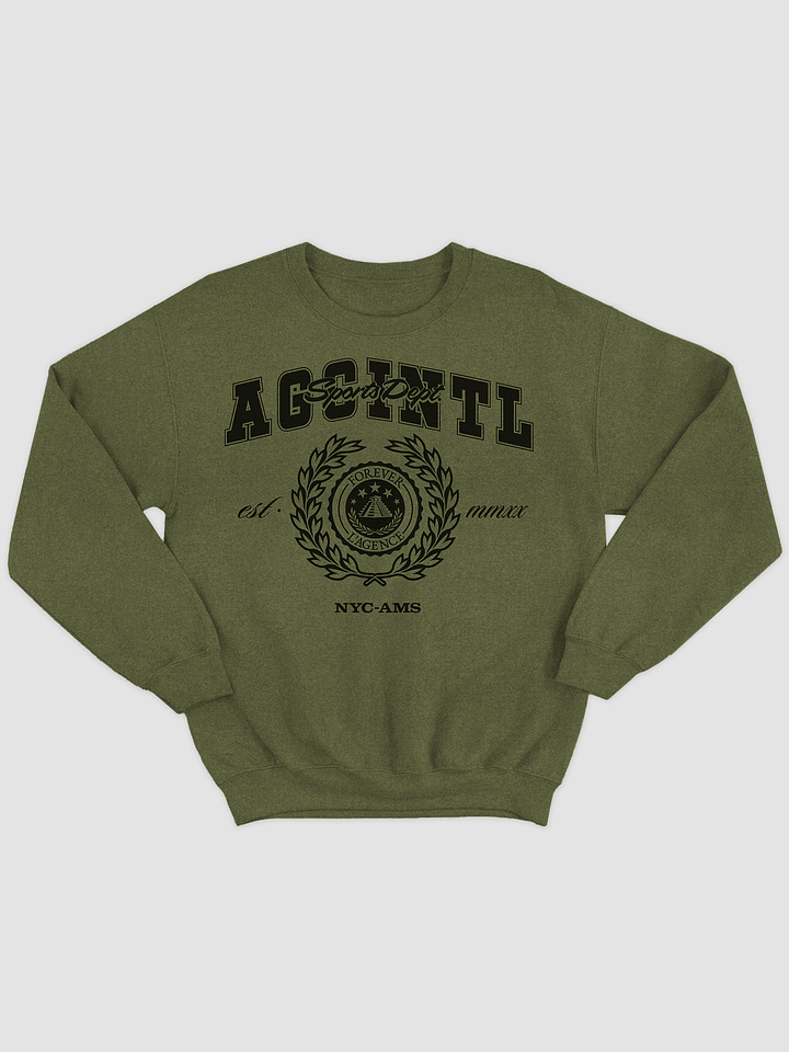 AGC Athletics Sports Crewneck in Heather Army product image (1)