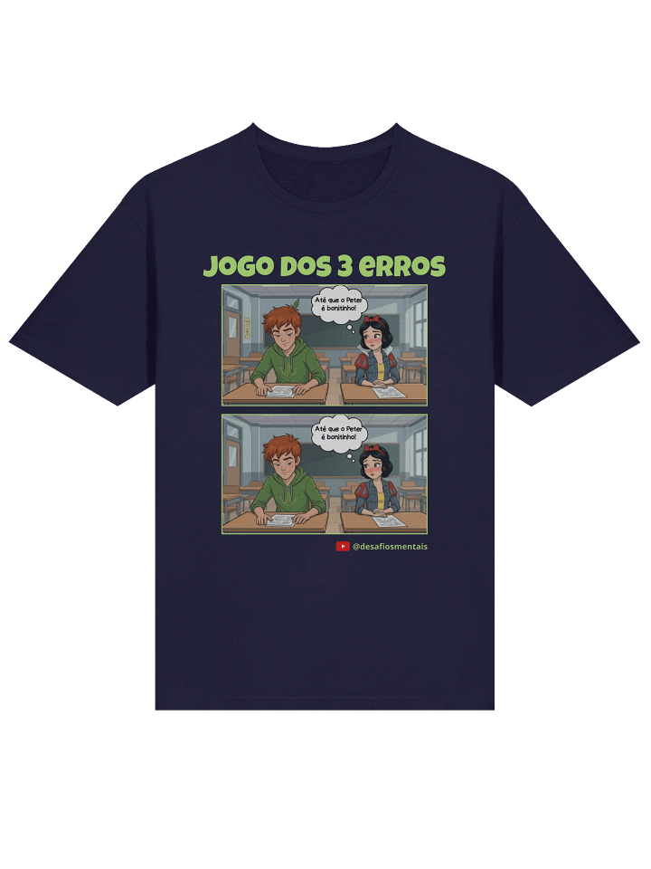 Camiseta Softstyle Clássica (Jogo dos 3 Erros): Peter e Branca de Neve product image (46)