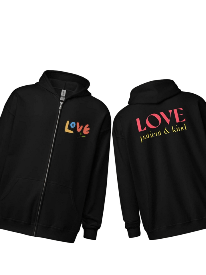 Kind & Patient Love Zip Hoodie product image (2)