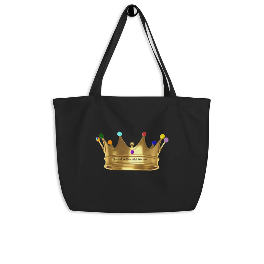 Queendom Beautiful Women Crown Tote Bag (TM) product image (4)