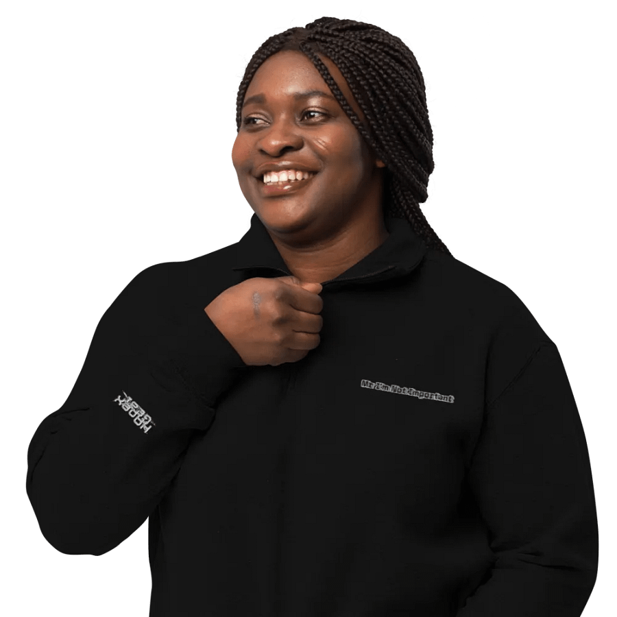 Unisex Fleece Pullover - Embroidered - Mr I'm Not Important product image (7)