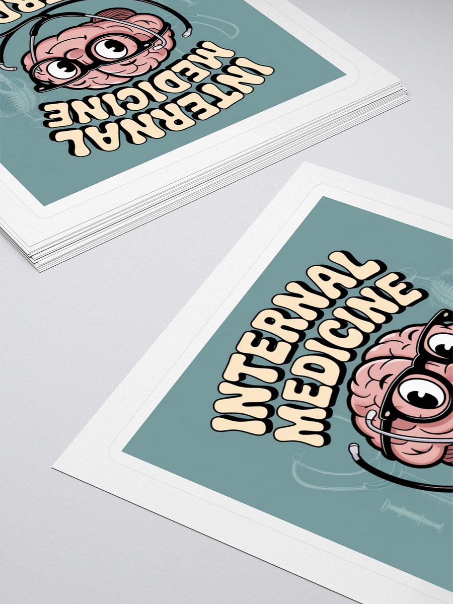 Internal Medicine Nerd Sticker product image (4)
