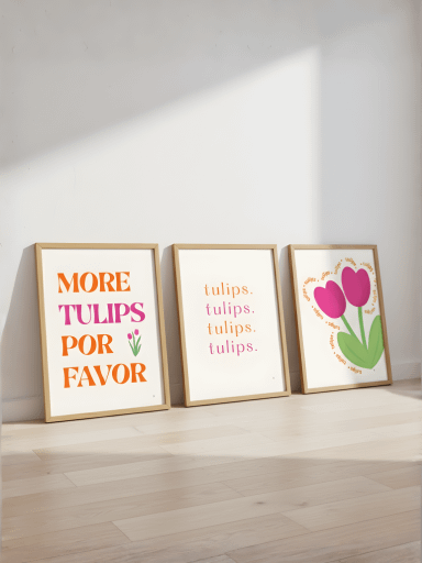 SET 3 IMPRIMIBLES TULIPANES product image (2)