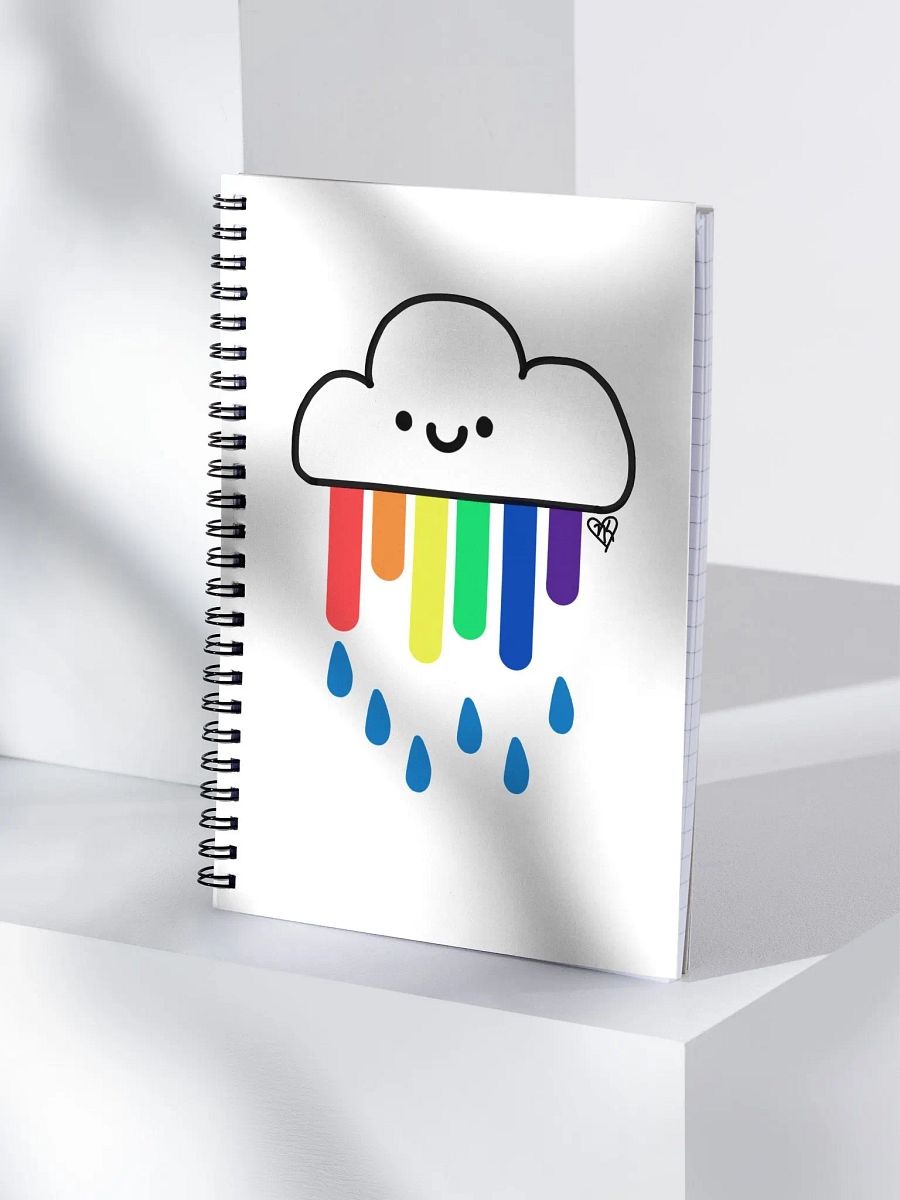 Rainbow Rain Cloud Notebook product image (3)