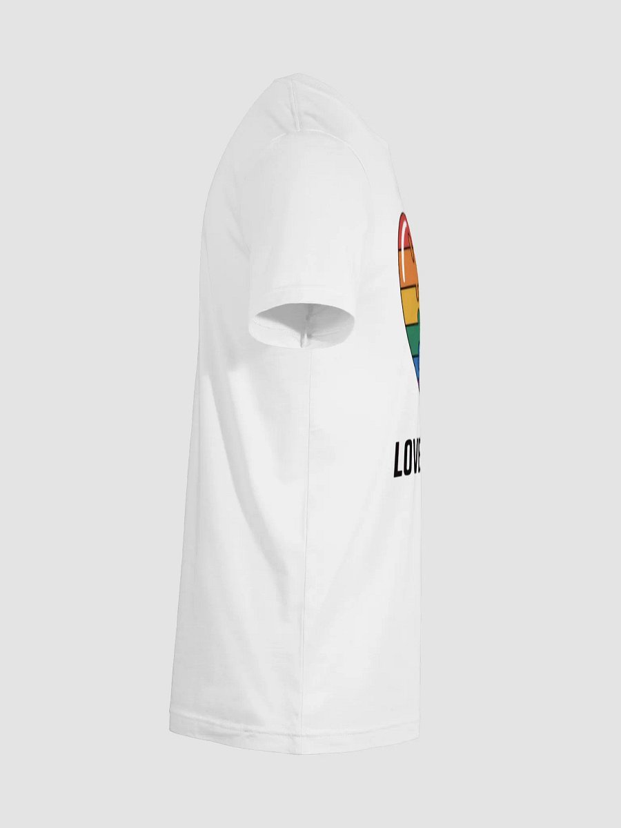 Love is Love Pride T-Shirt | Graphic Grove | Celebrate Equality with Rainbow Heart Design product image (132)