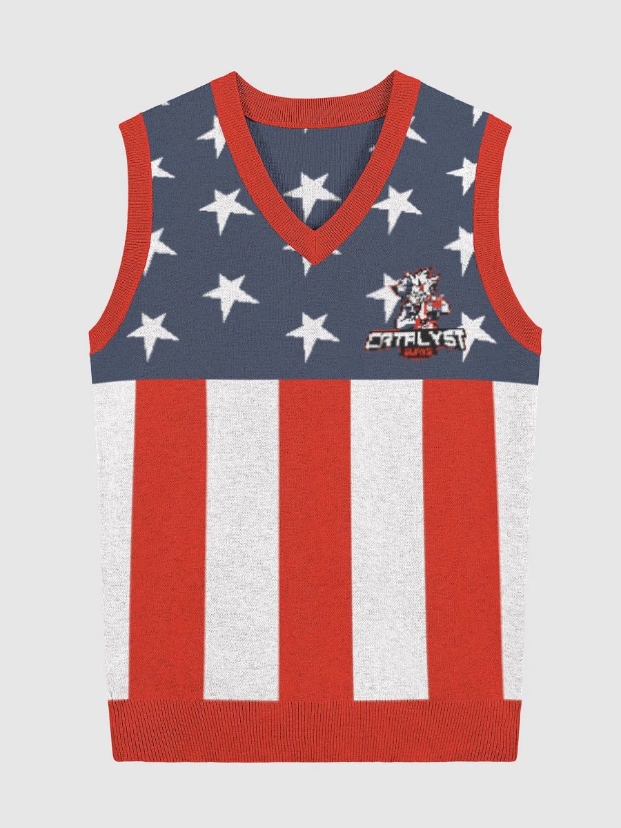 AMERICAN FLAG SLEEVE-LESS VEST product image (1)