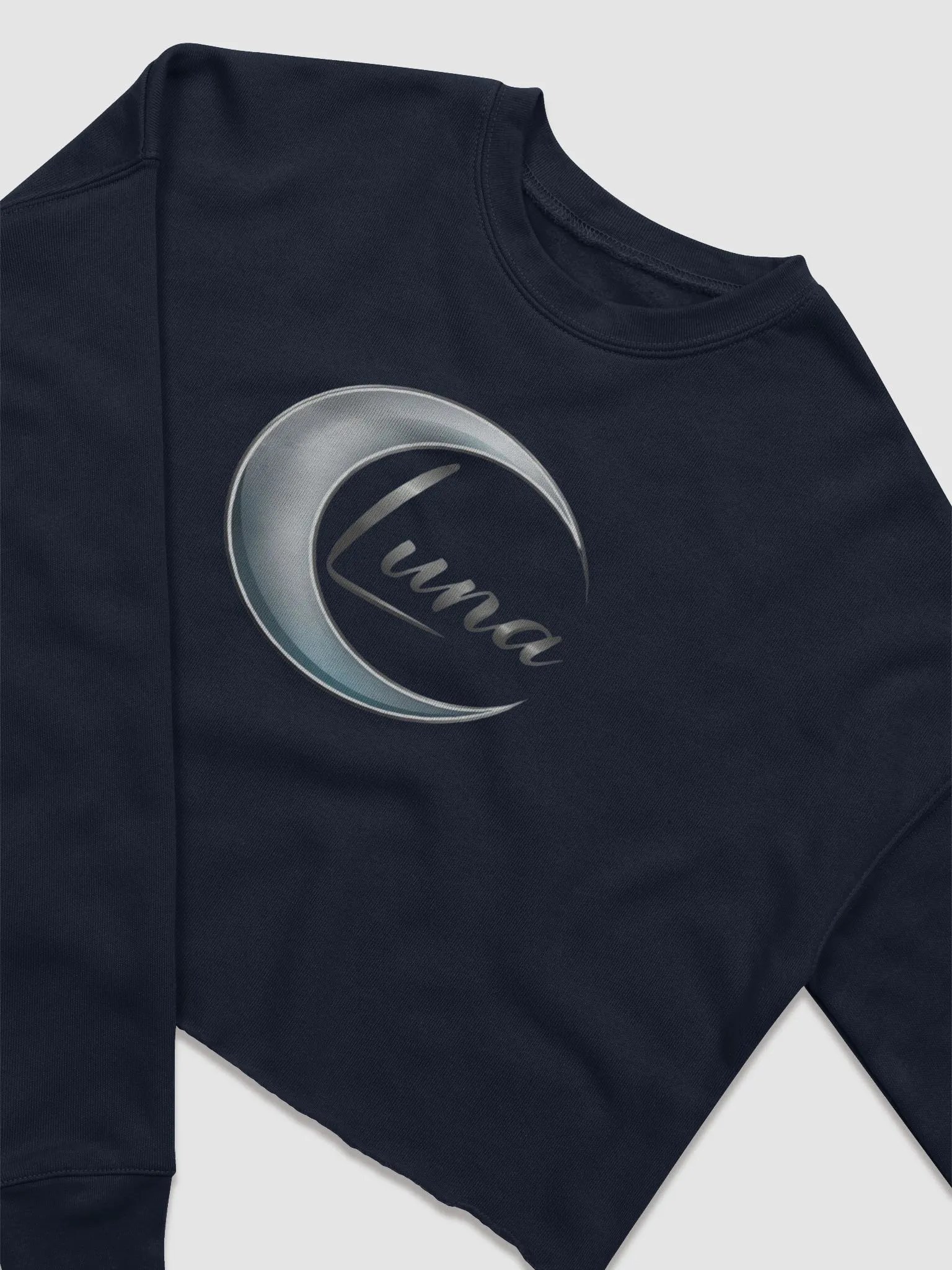 Luna Women's Fleece Crop Sweatshirt - Cozy and Stylish product image (5)