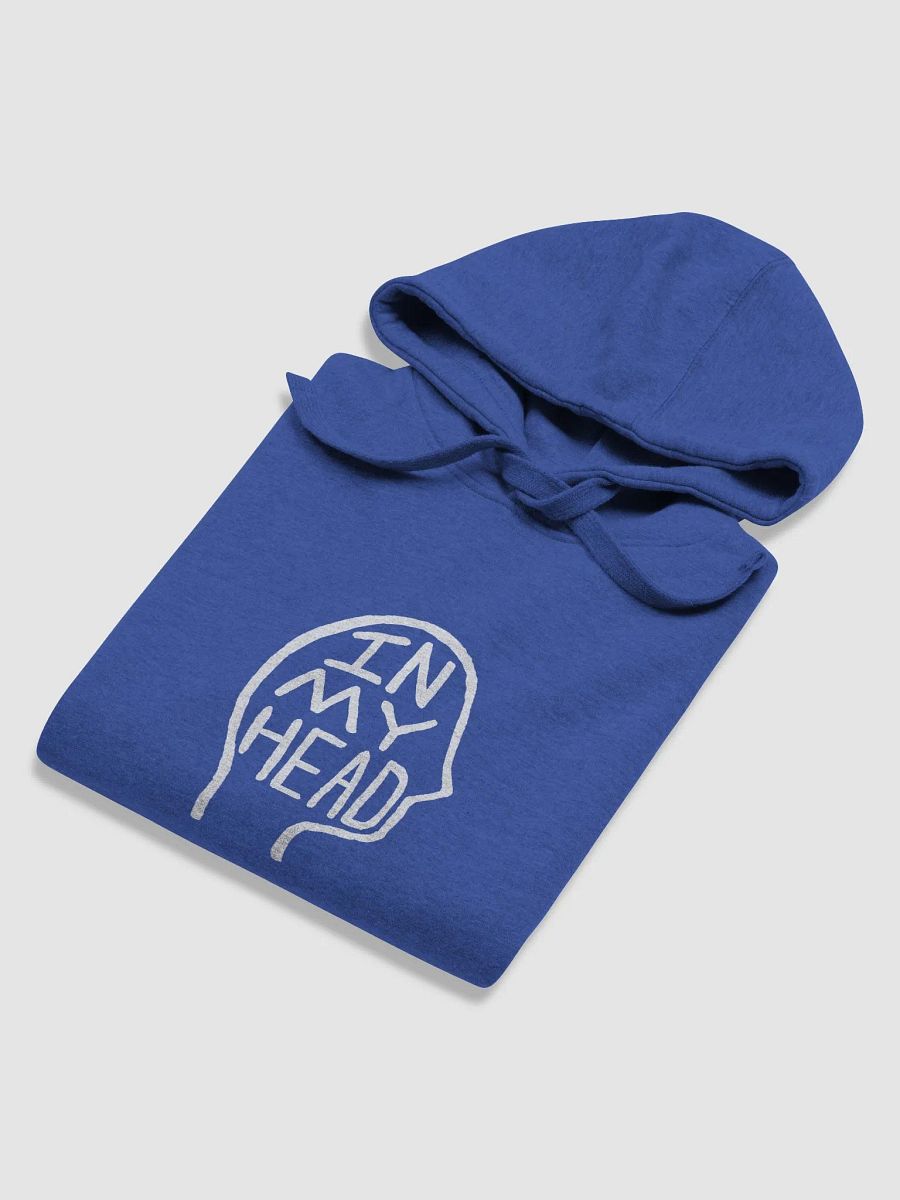 In My Head (white design) printed heavyweight hoodie product image (6)