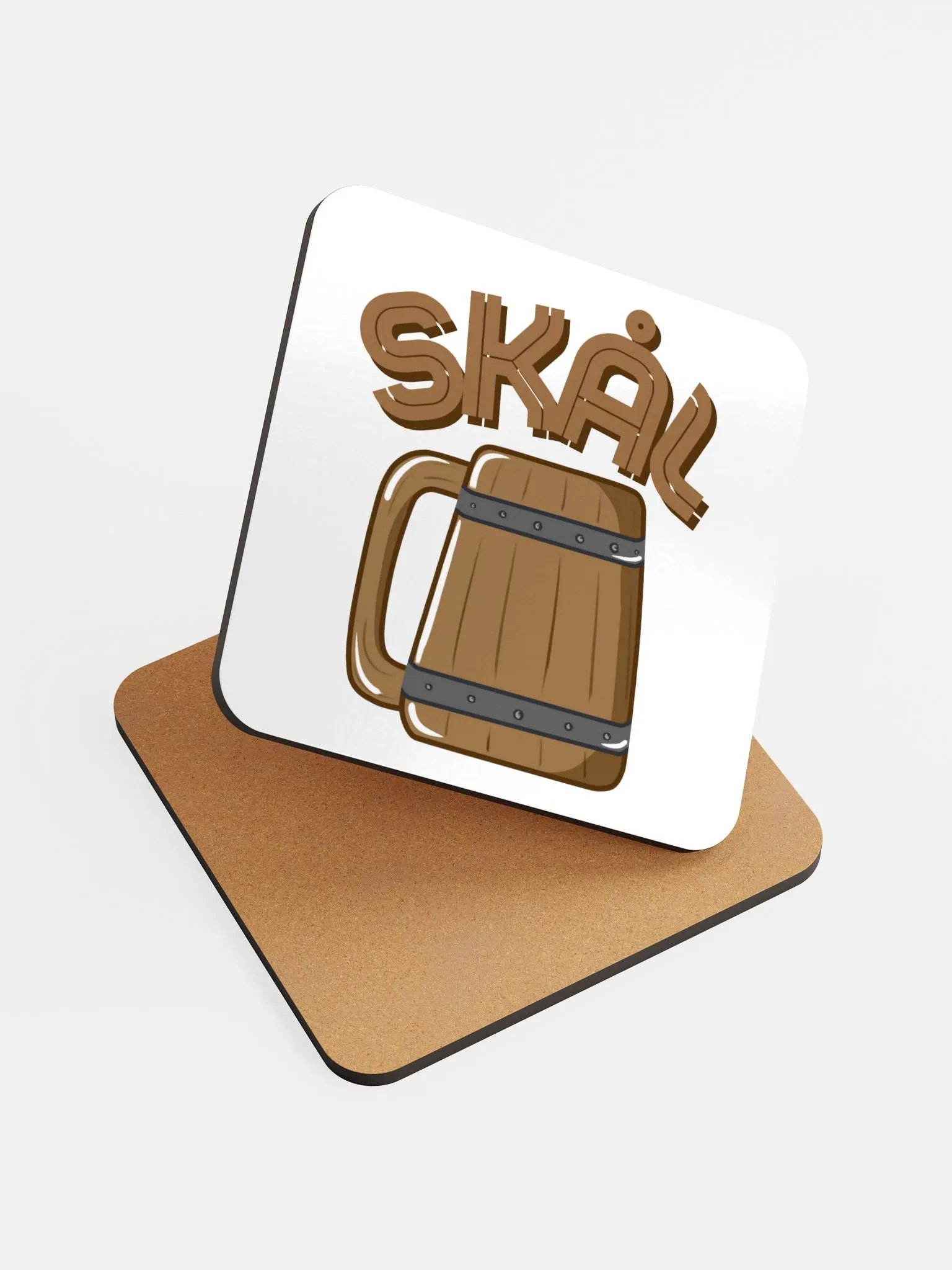 Skål Glossed Cork Coaster product image (1)