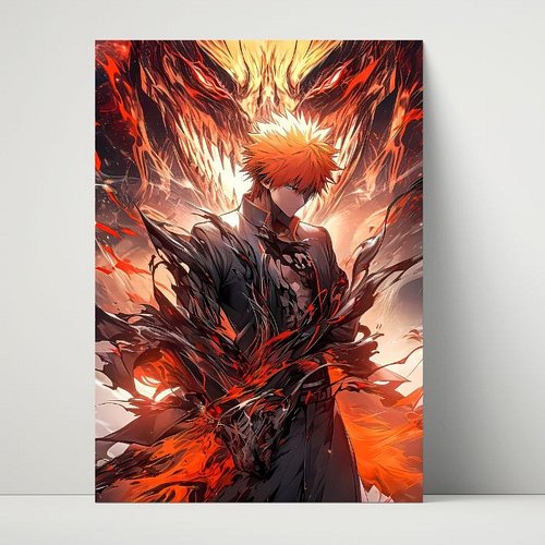🔥 Unleash the fury of Ichigo like never before.
This new metal print captures his raw power in a blazing, unstoppable form — ...