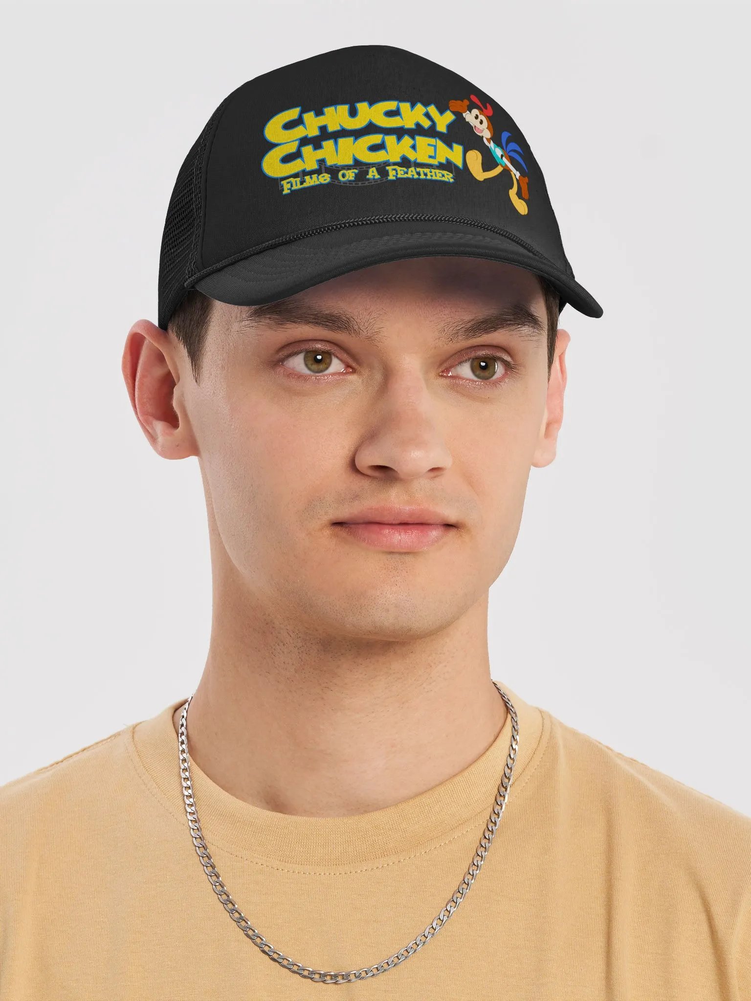 Charming Chucky Chicken Foam Trucker Hat product image (5)